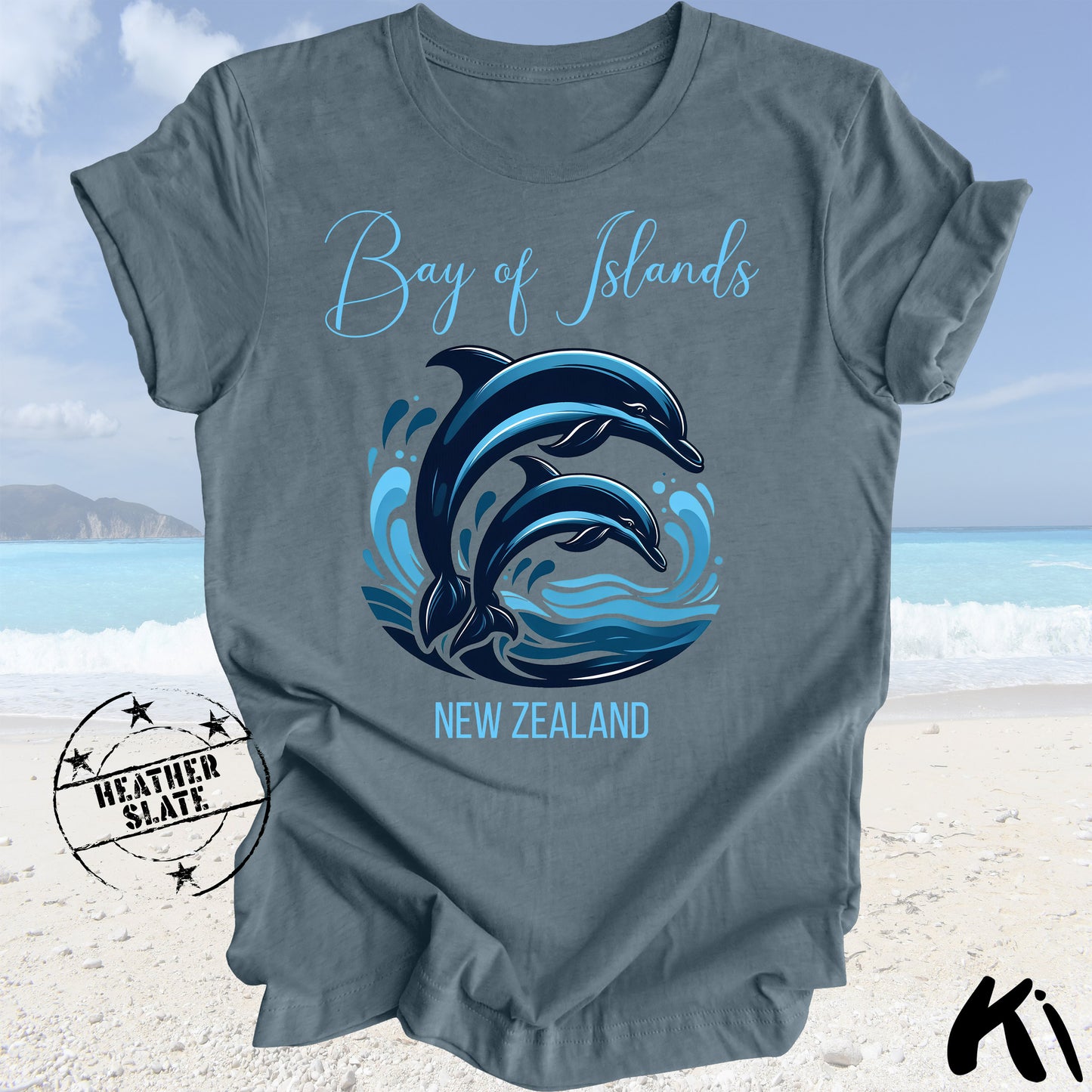 BAY OF ISLANDS Dolphin Shirt (Dark Colours)