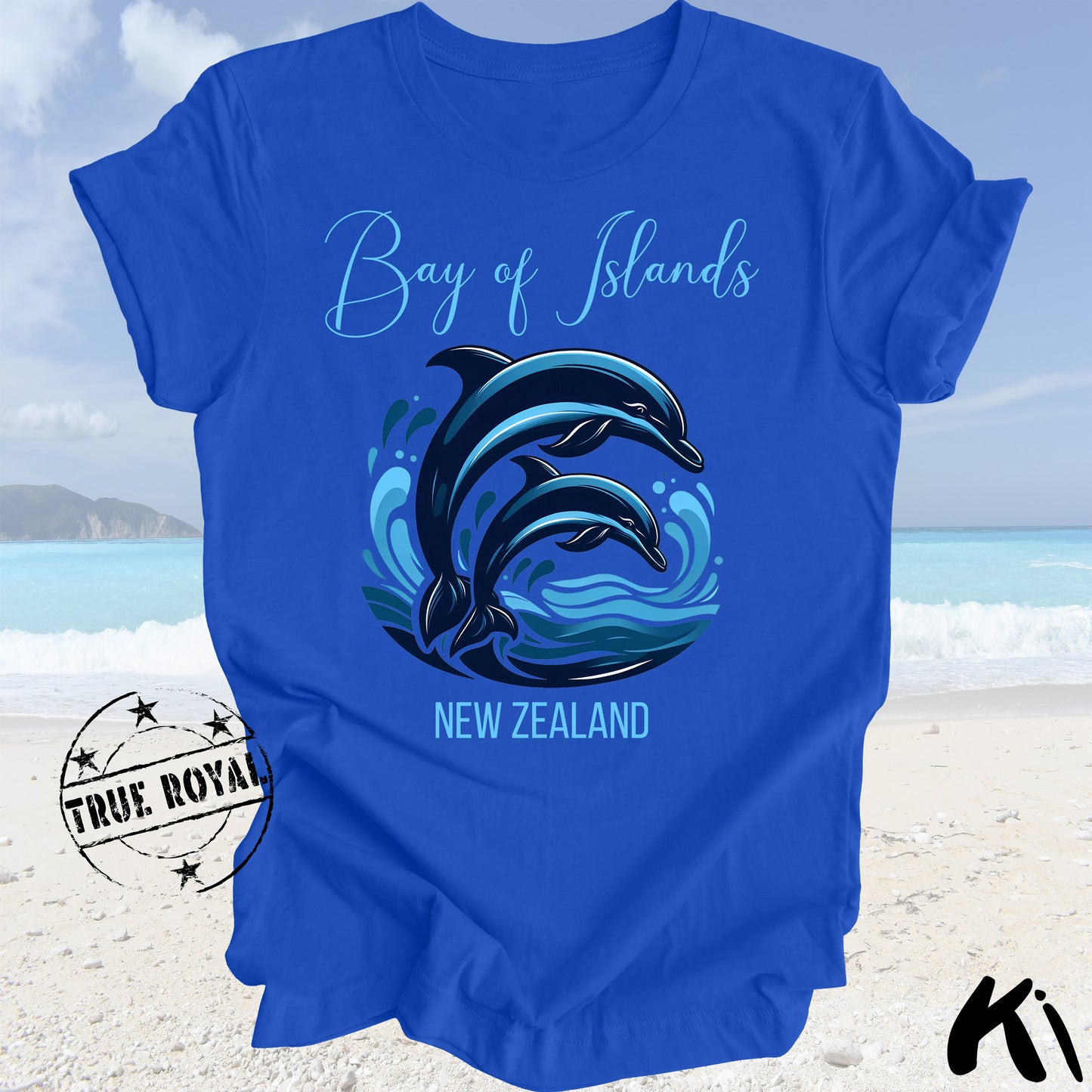 BAY OF ISLANDS Dolphin Shirt (Dark Colours)