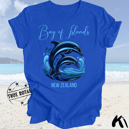 BAY OF ISLANDS Dolphin Shirt (Dark Colours)