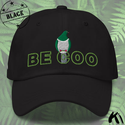 BE COO Kererū Wood Pigeon Embroidered Cap