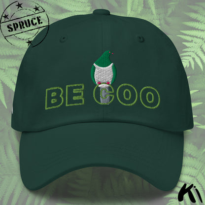 BE COO Kererū Wood Pigeon Embroidered Cap