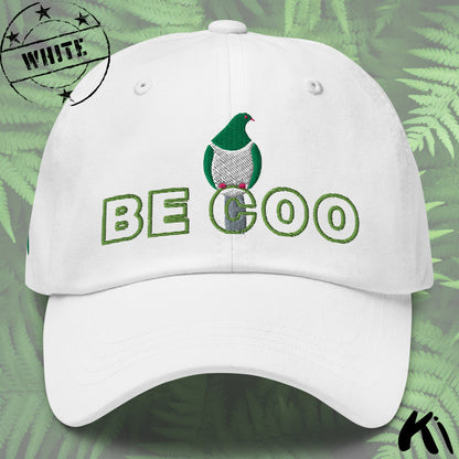 BE COO Kererū Wood Pigeon Embroidered Cap