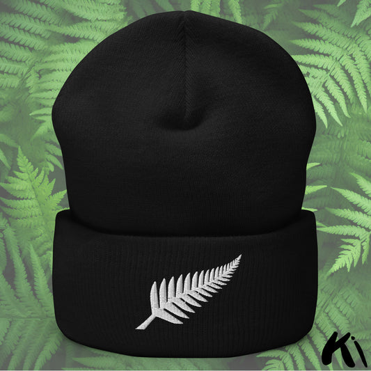 SILVER FERN Embroidered Beanie