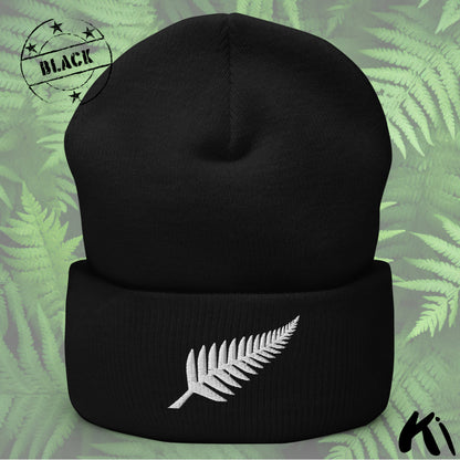 SILVER FERN Embroidered Beanie