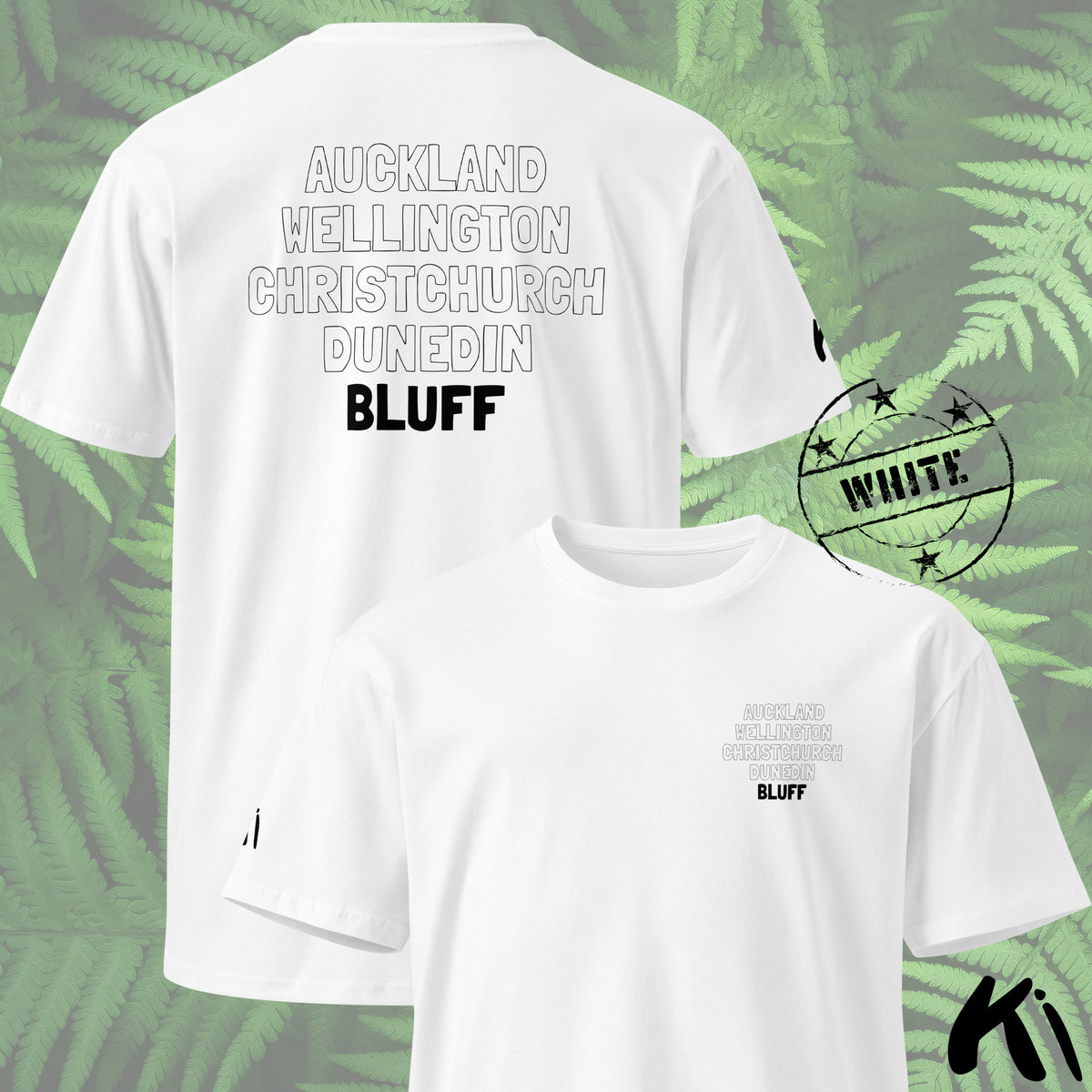 BLUFF Main Centre Front & Back Print Premium MID-WEIGHT Shirt