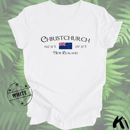 CHRISTCHURCH New Zealand Flag Co-ordinates Shirt