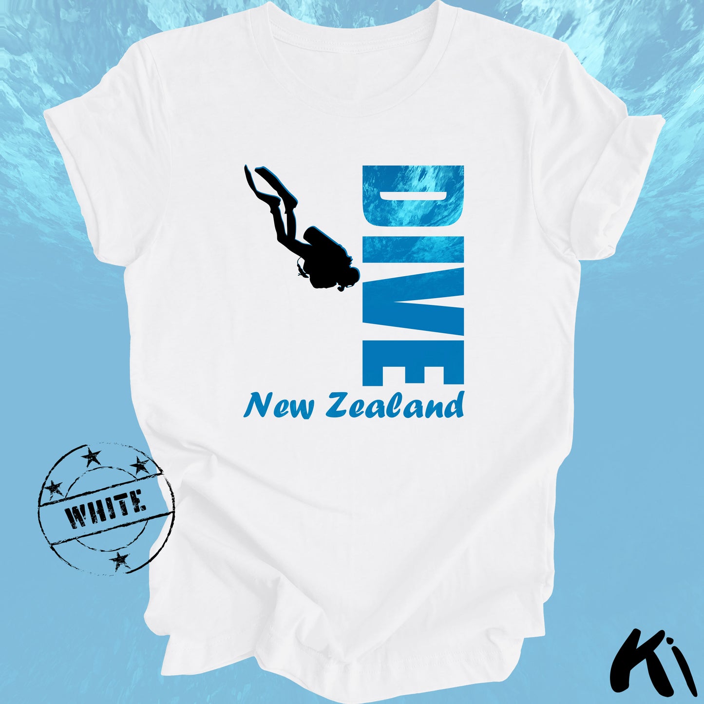 New Zealand SCUBA DIVING Shirt (Light Colours)