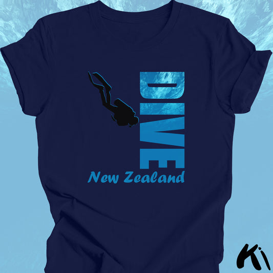 New Zealand SCUBA DIVING Shirt (Dark Colours)