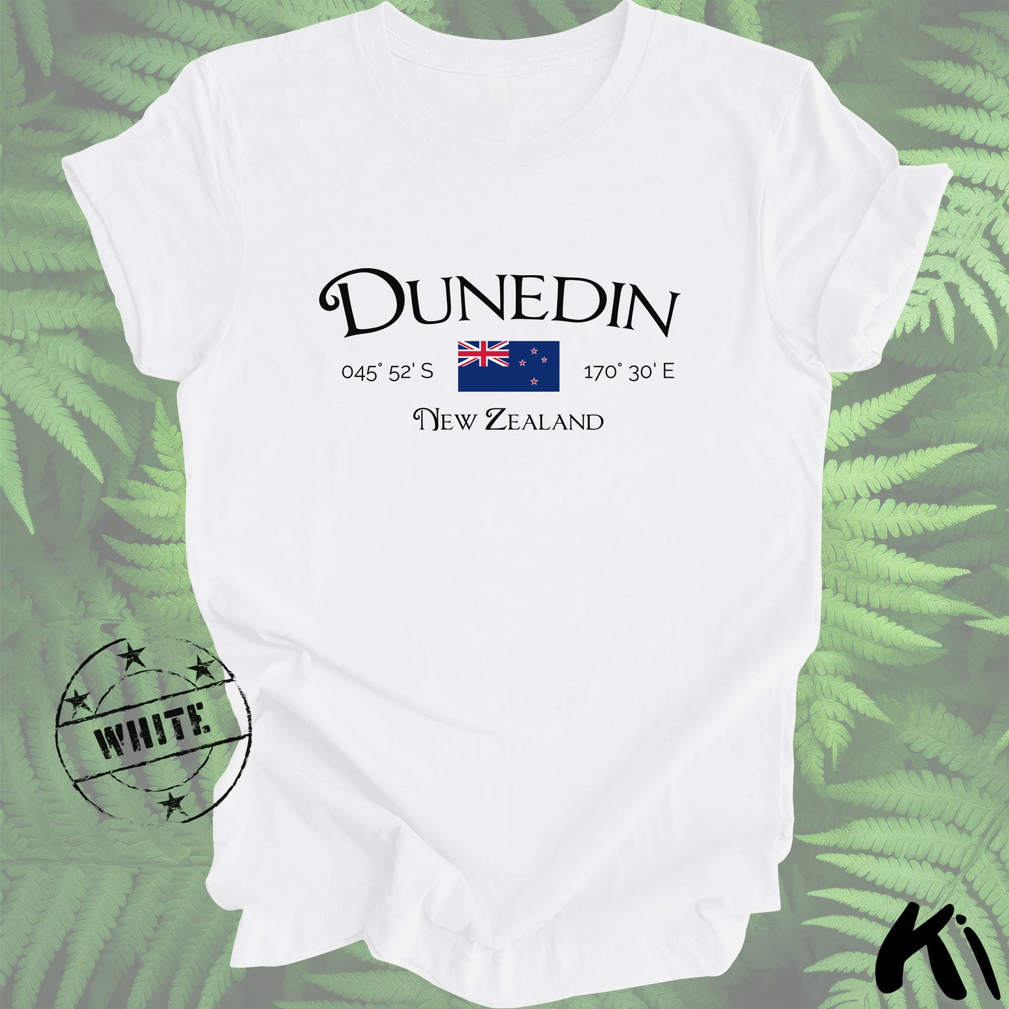 DUNEDIN New Zealand Flag Co-ordinates Shirt