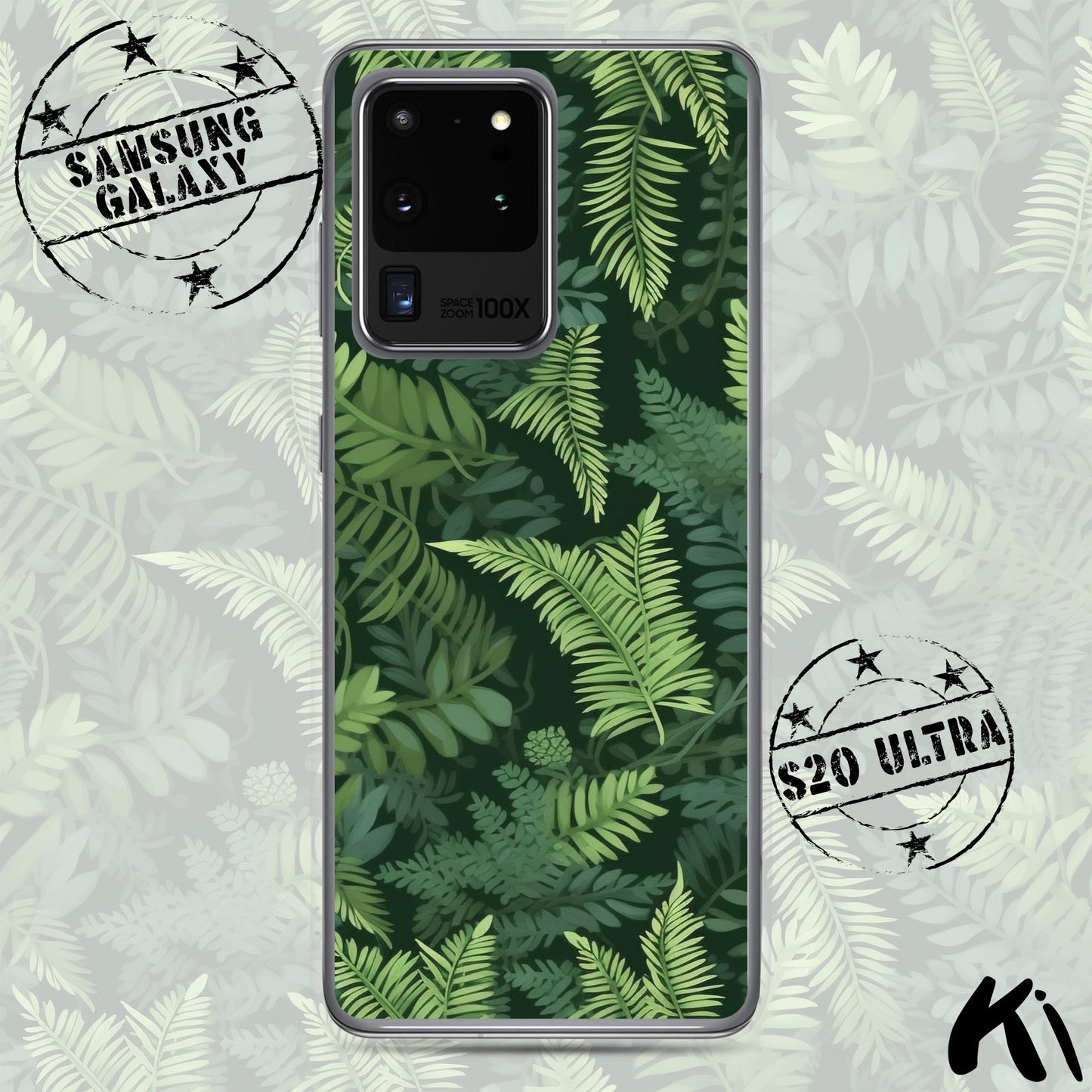 FERN LEAVES Clear Case for Samsung® S Series Phones