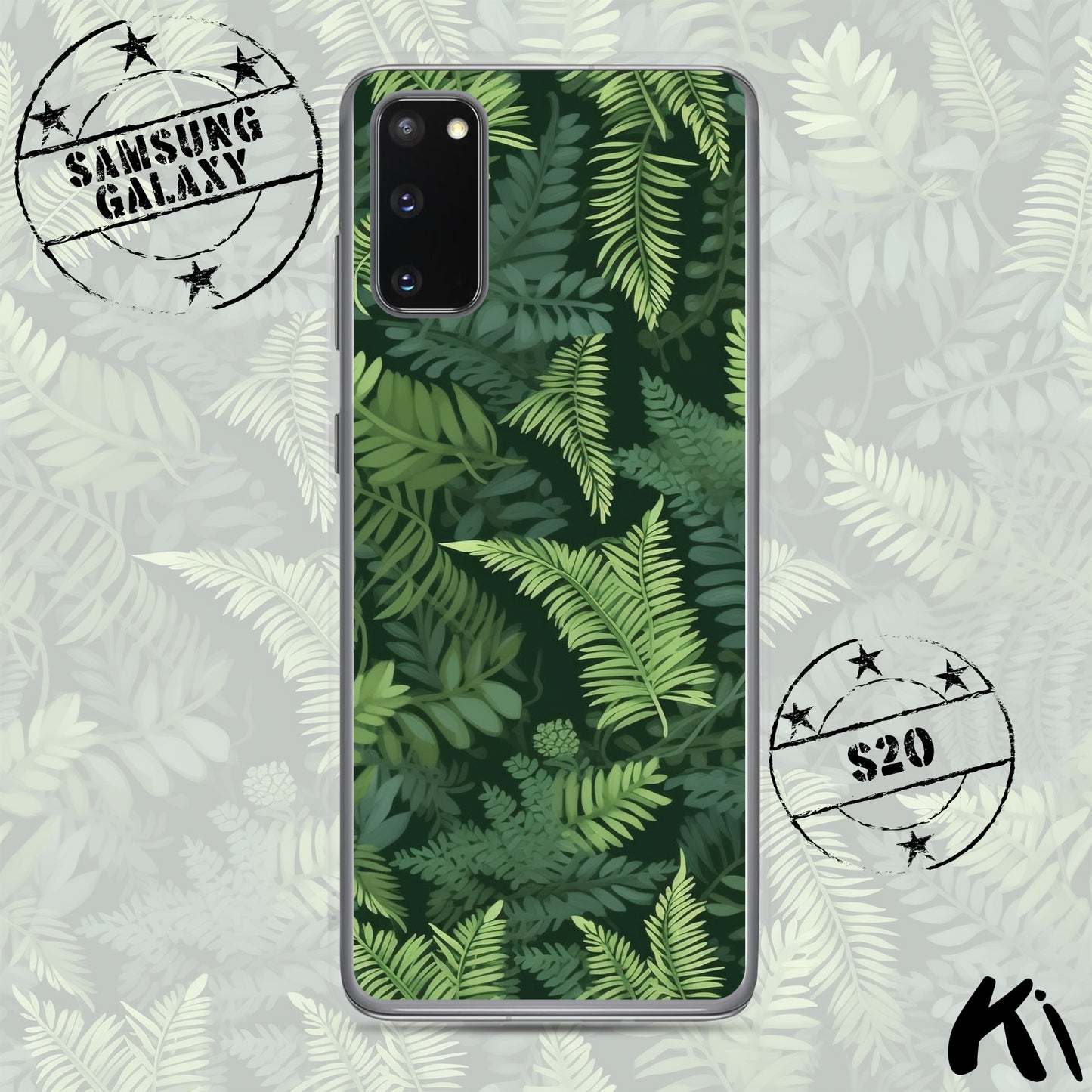FERN LEAVES Clear Case for Samsung® S Series Phones