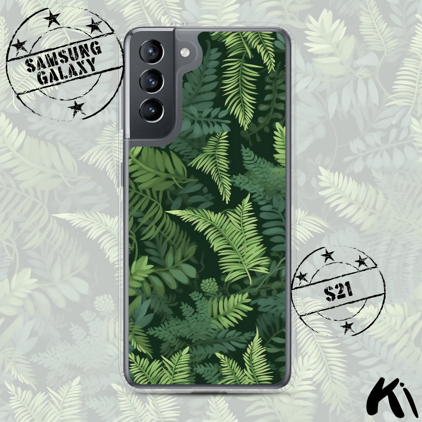 FERN LEAVES Clear Case for Samsung® S Series Phones