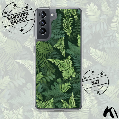 FERN LEAVES Clear Case for Samsung® S Series Phones