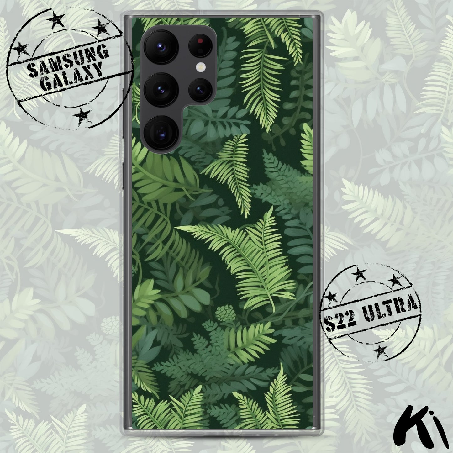 FERN LEAVES Clear Case for Samsung® S Series Phones