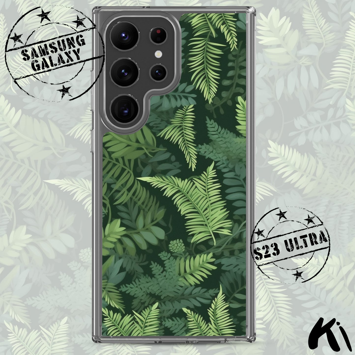 FERN LEAVES Clear Case for Samsung® S Series Phones