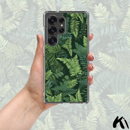 FERN LEAVES Clear Case for Samsung® S Series Phones