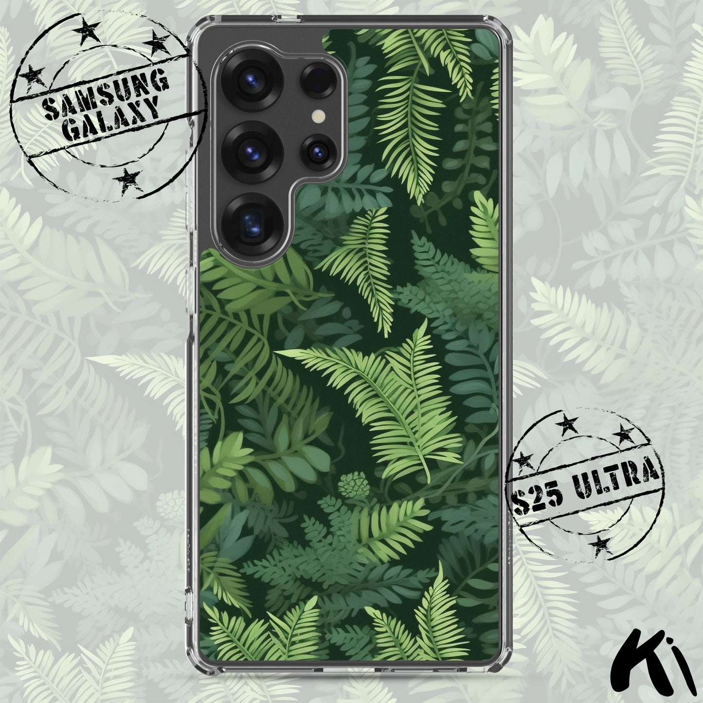 FERN LEAVES Clear Case for Samsung® S Series Phones