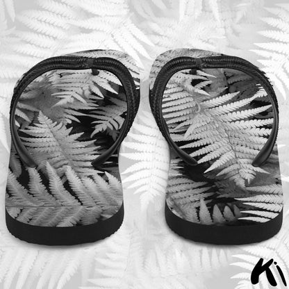 "SILVER FERNS" Fern Leaf Jandals