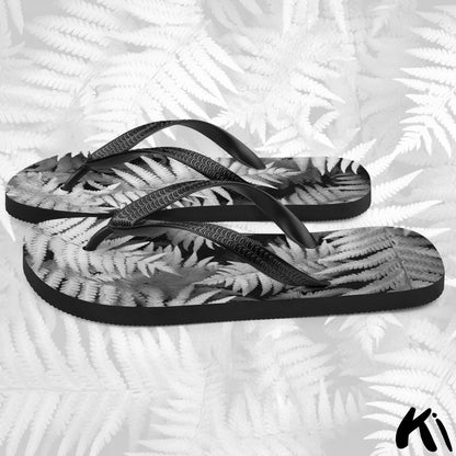 "SILVER FERNS" Fern Leaf Jandals