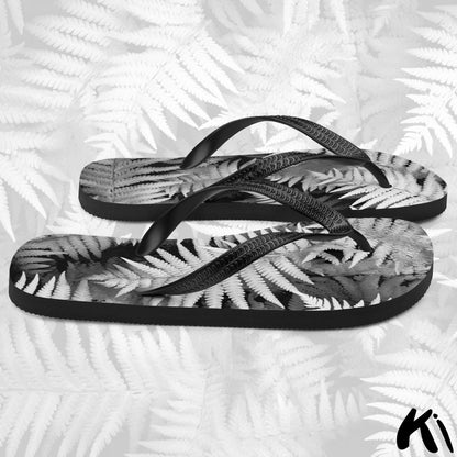 "SILVER FERNS" Fern Leaf Jandals