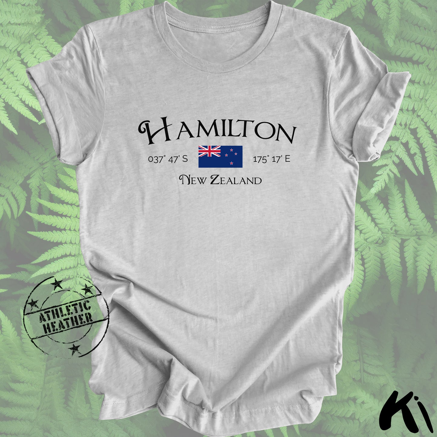 HAMILTON New Zealand Flag Co-ordinates Shirt