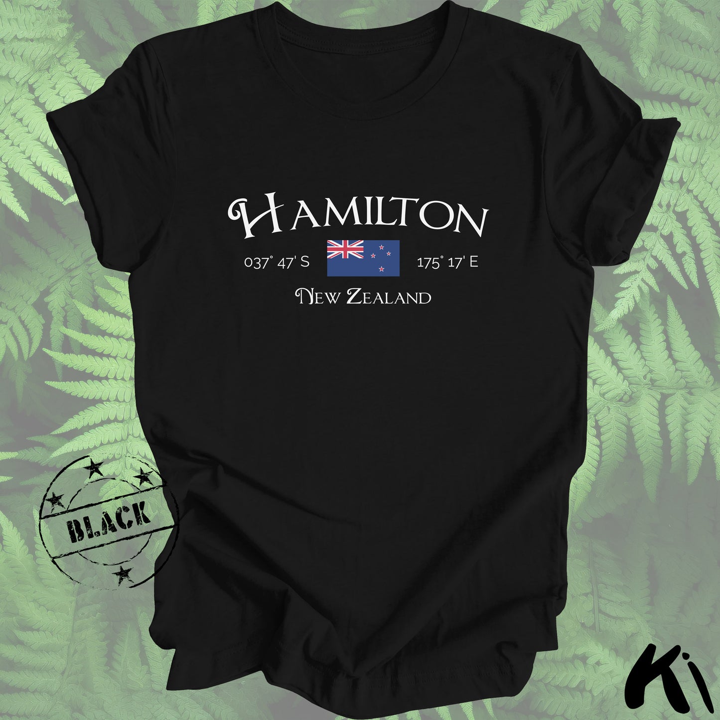 HAMILTON New Zealand Flag Co-ordinates Shirt