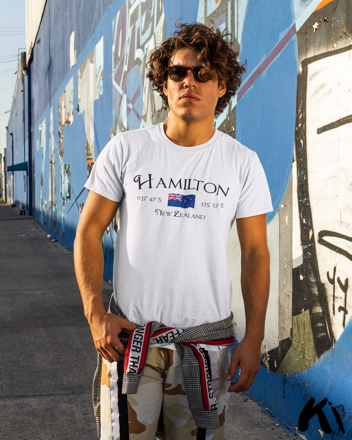 HAMILTON New Zealand Flag Co-ordinates Shirt