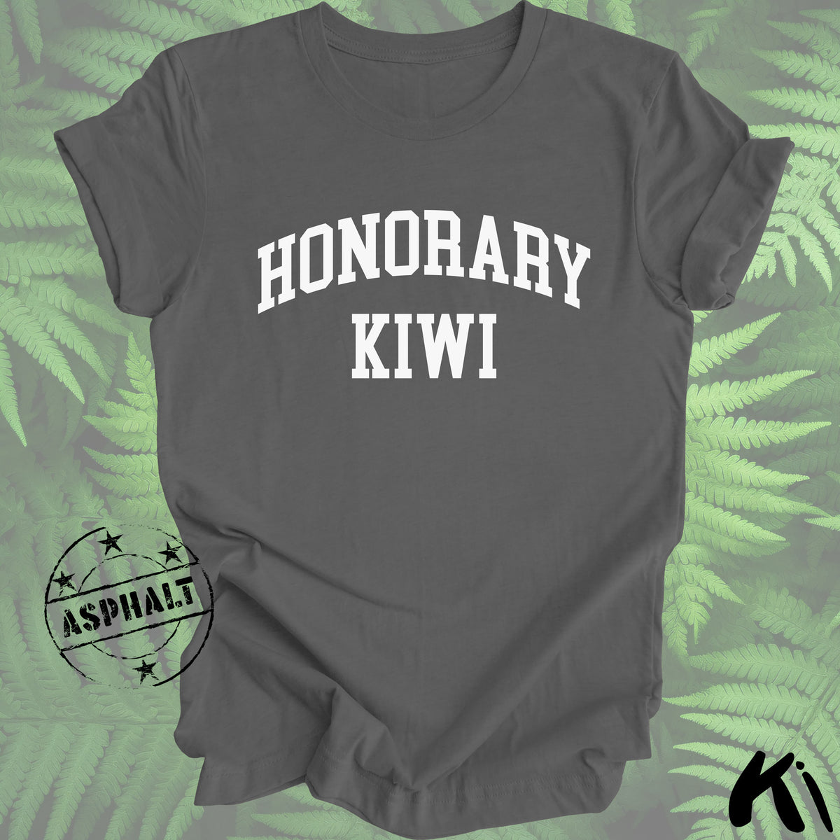 HONORARY KIWI Shirt - White Writing