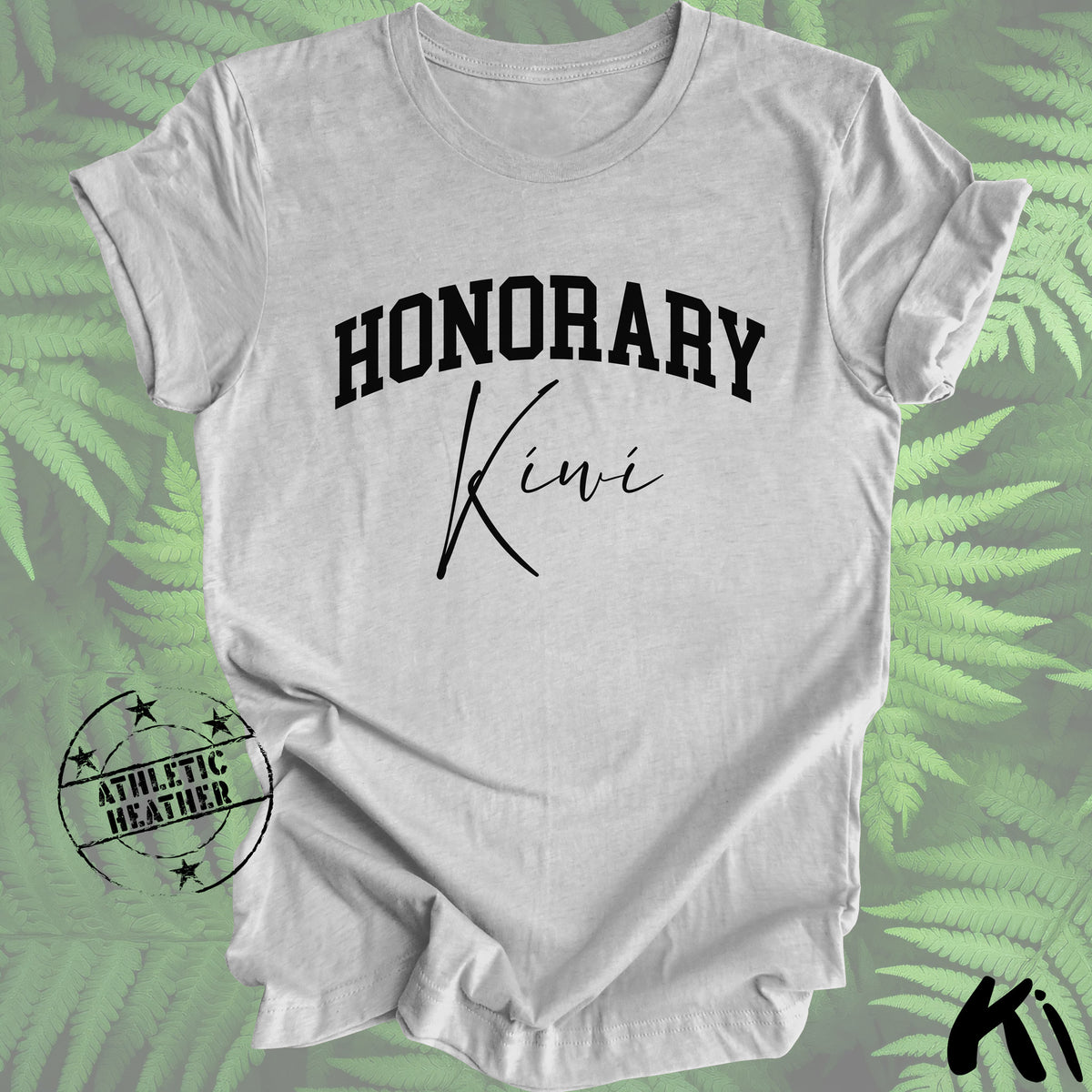 HONORARY KIWI Shirt - Black Block & Script