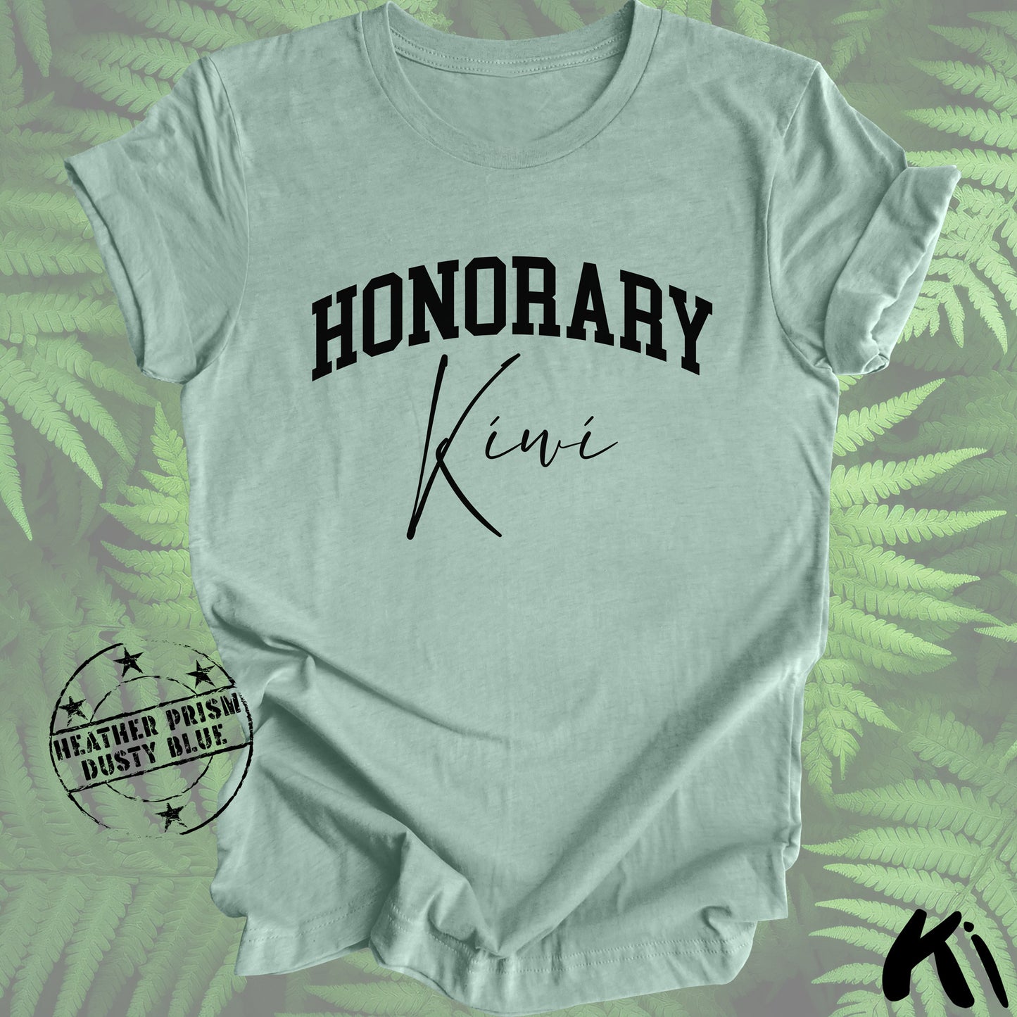 HONORARY KIWI Shirt - Black Block & Script