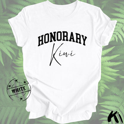 HONORARY KIWI Shirt - Black Block & Script