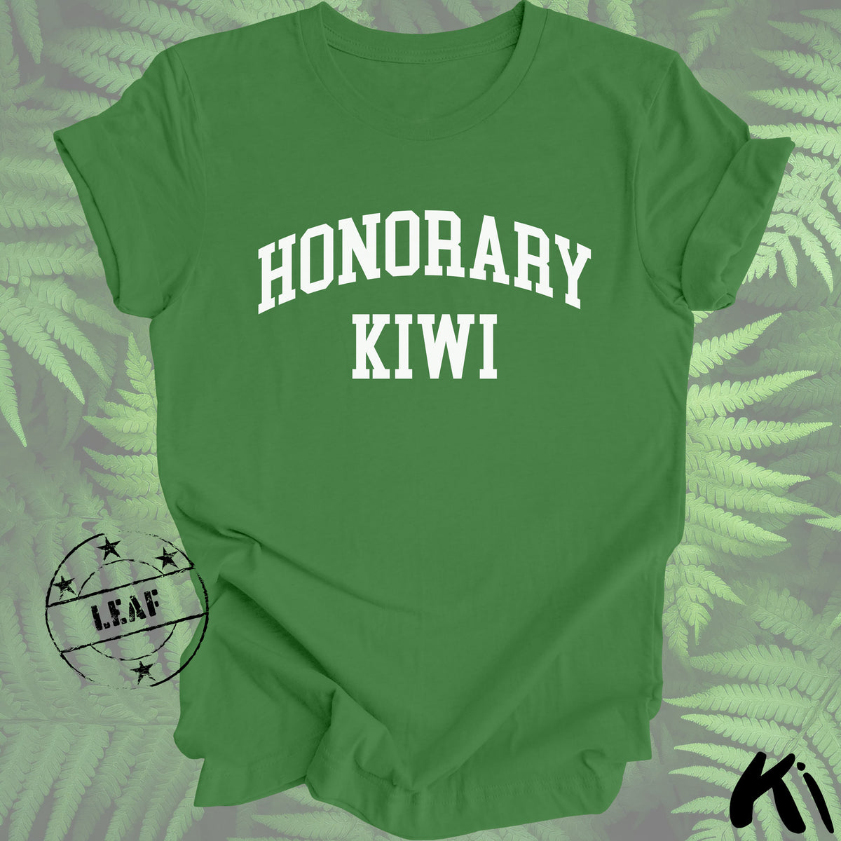 HONORARY KIWI Shirt - White Writing