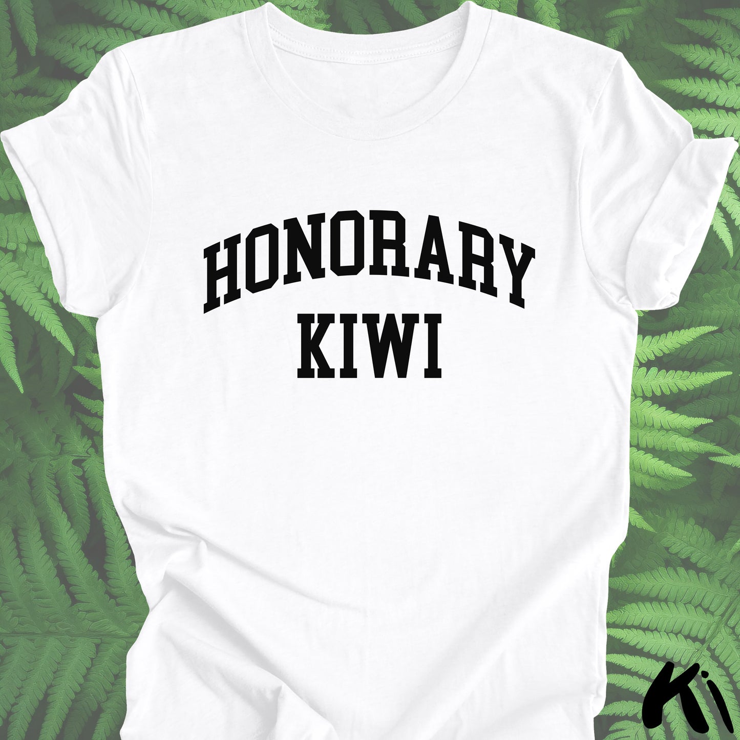 HONORARY KIWI Shirt - Black Writing