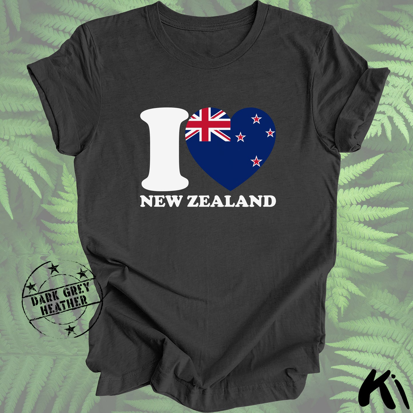 I LOVE NEW ZEALAND Heart & Flag Shirt