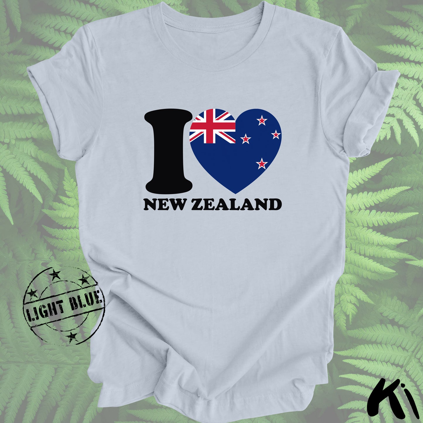I LOVE NEW ZEALAND Heart & Flag Shirt