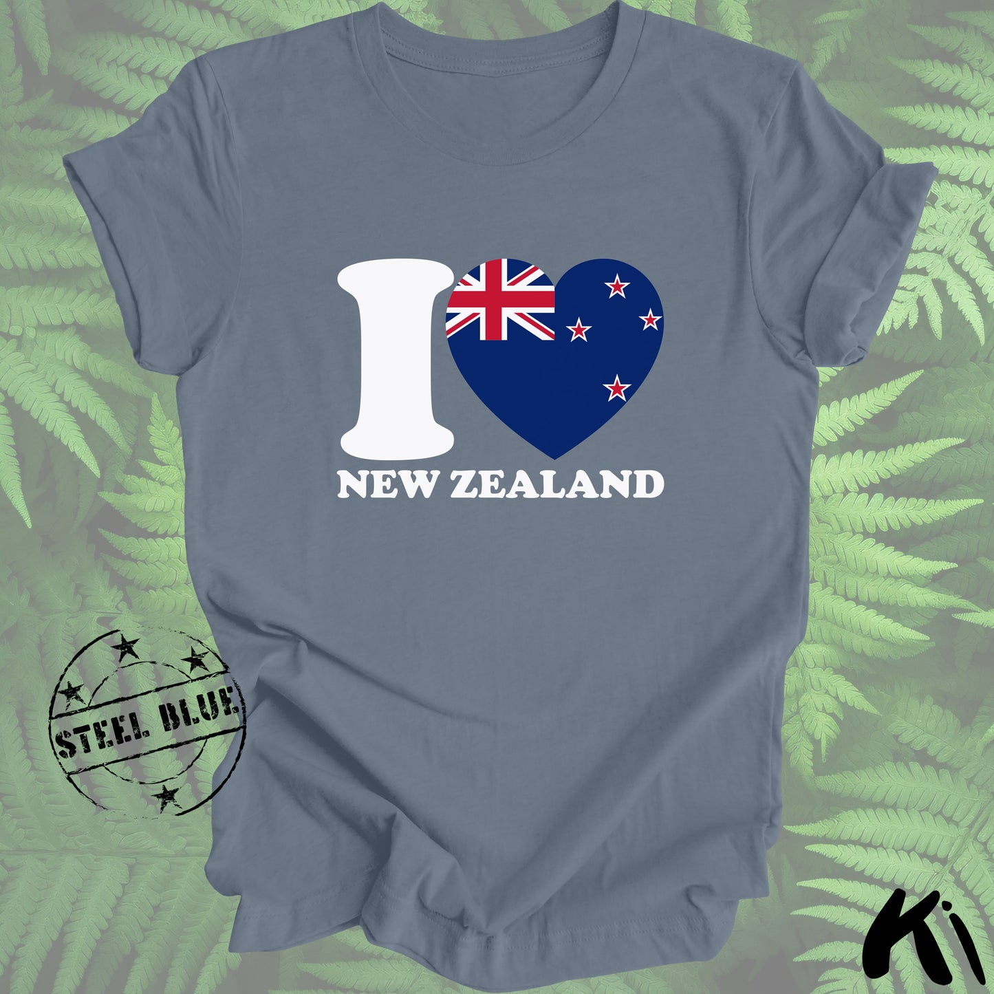 I LOVE NEW ZEALAND Heart & Flag Shirt