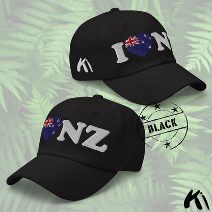 I Love NZ Dad Hat