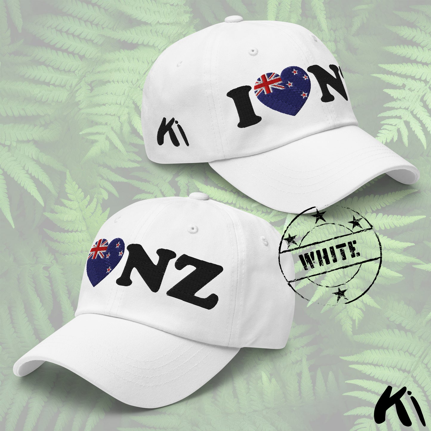 I Love NZ Dad Hat