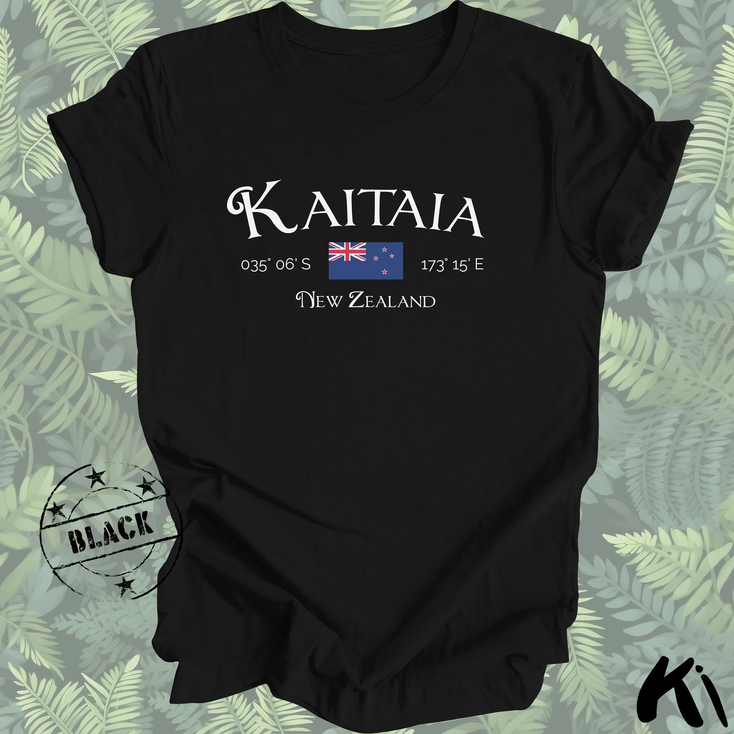 KAITAIA New Zealand Flag Co-ordinates Shirt