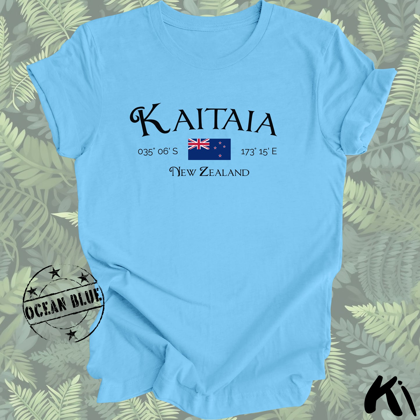 KAITAIA New Zealand Flag Co-ordinates Shirt