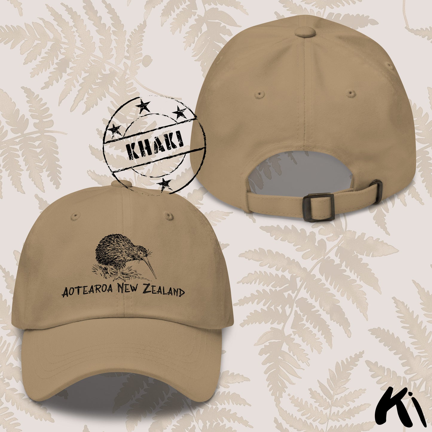 Aotearoa New Zealand KIWI Printed Dad Hat