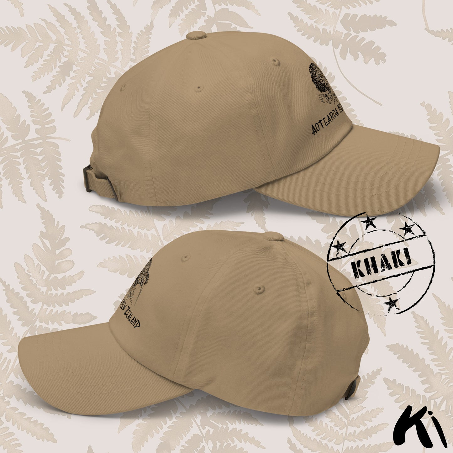 Aotearoa New Zealand KIWI Printed Dad Hat