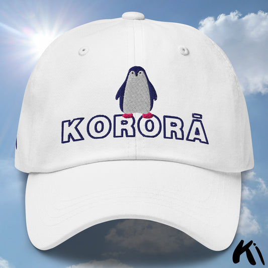 KORORĀ Little Blue Penguin Embroidered Cap / Dad Hat