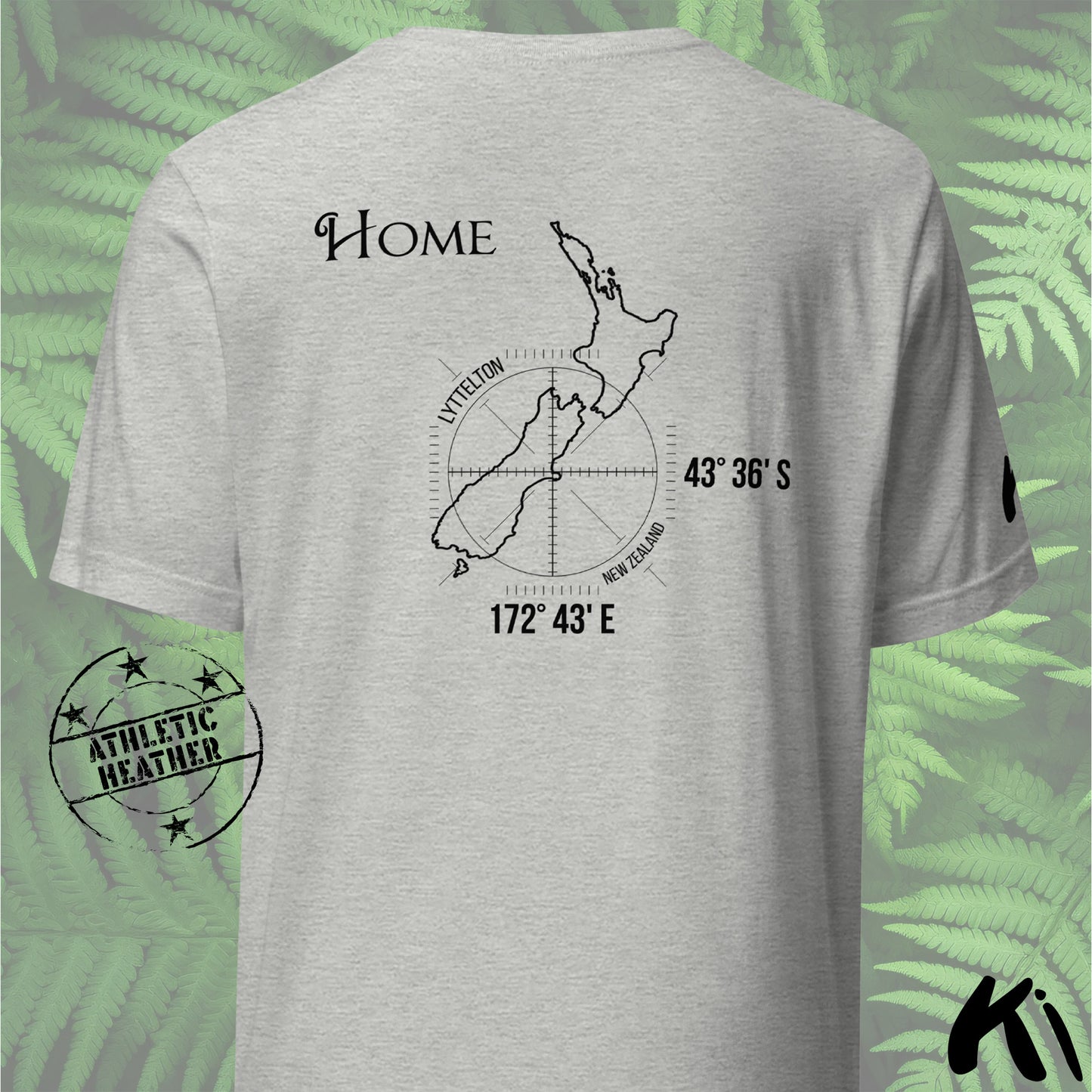 LYTTELTON New Zealand Home Co-ords Shirt BACK PRINT