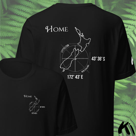 LYTTELTON New Zealand Home Co-ords Shirt FRONT & BACK PRINT