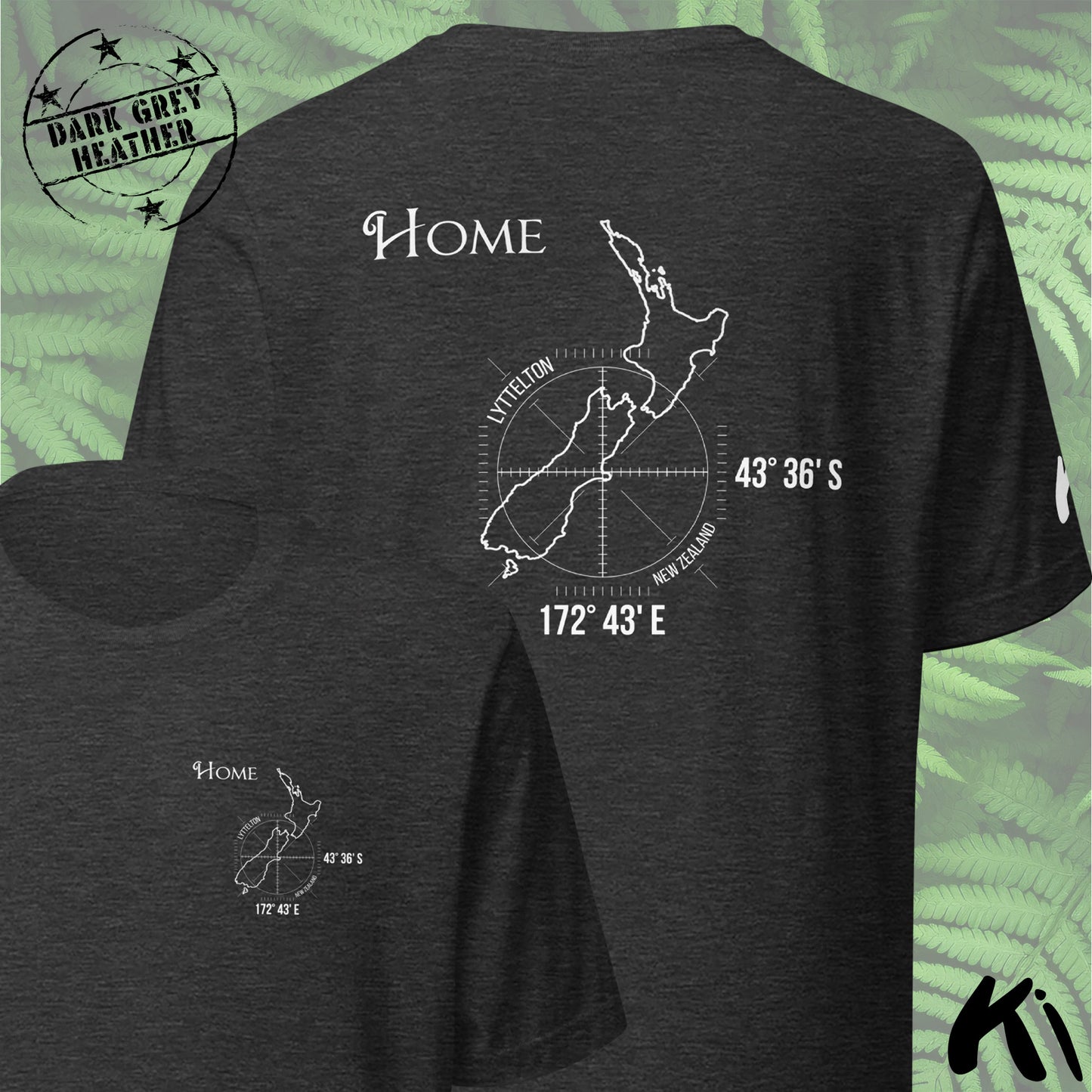 LYTTELTON New Zealand Home Co-ords Shirt FRONT & BACK PRINT