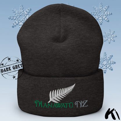 MANAWATŪ NZ Silver Fern Cuffed Beanie