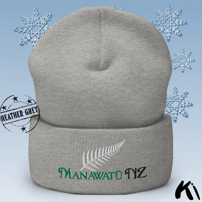 MANAWATŪ NZ Silver Fern Cuffed Beanie