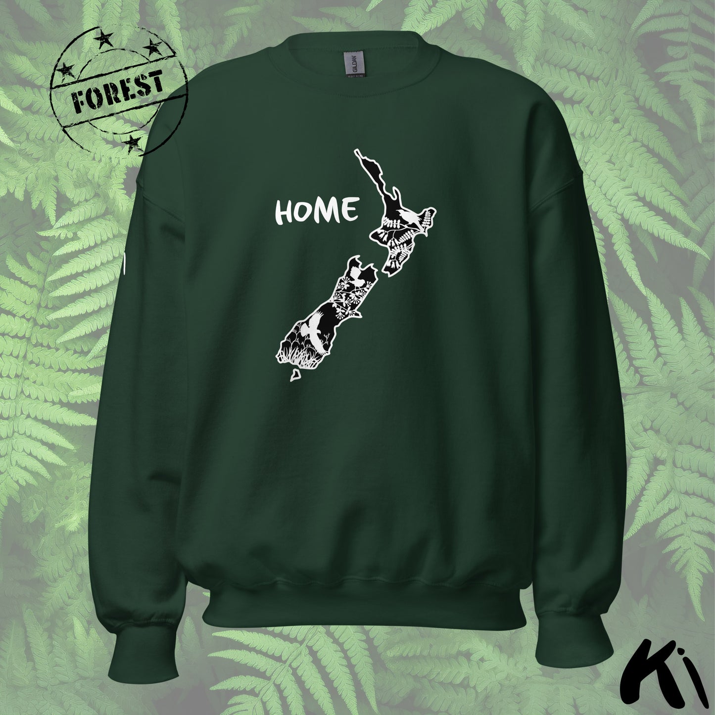 New Zealand HOME Native Birds Sweatshirt