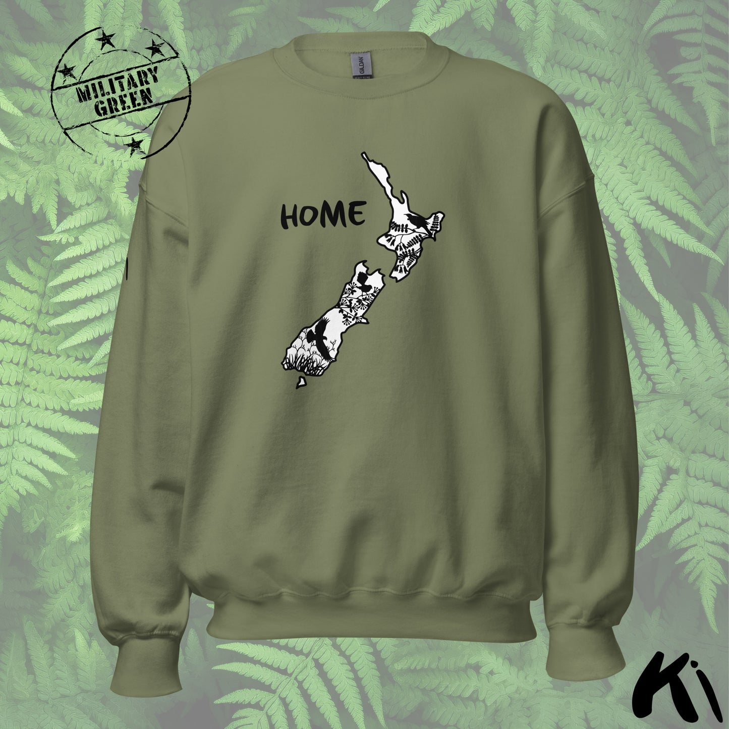 New Zealand HOME Native Birds Sweatshirt